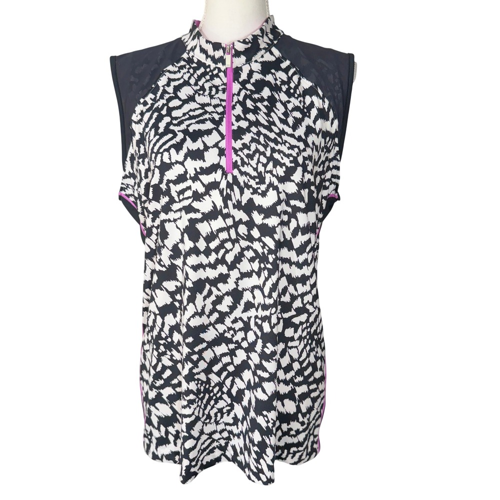 Tail Women's‎ Sleeveless Golf Top Abstract Print Size XXL Activewear Sporty EUC
